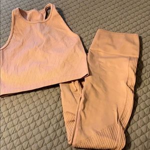 Fabletics cropped top and leggings